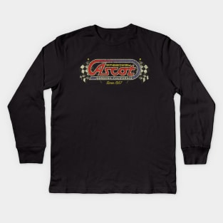 Ascot Speedway 1957 Kids Long Sleeve T-Shirt